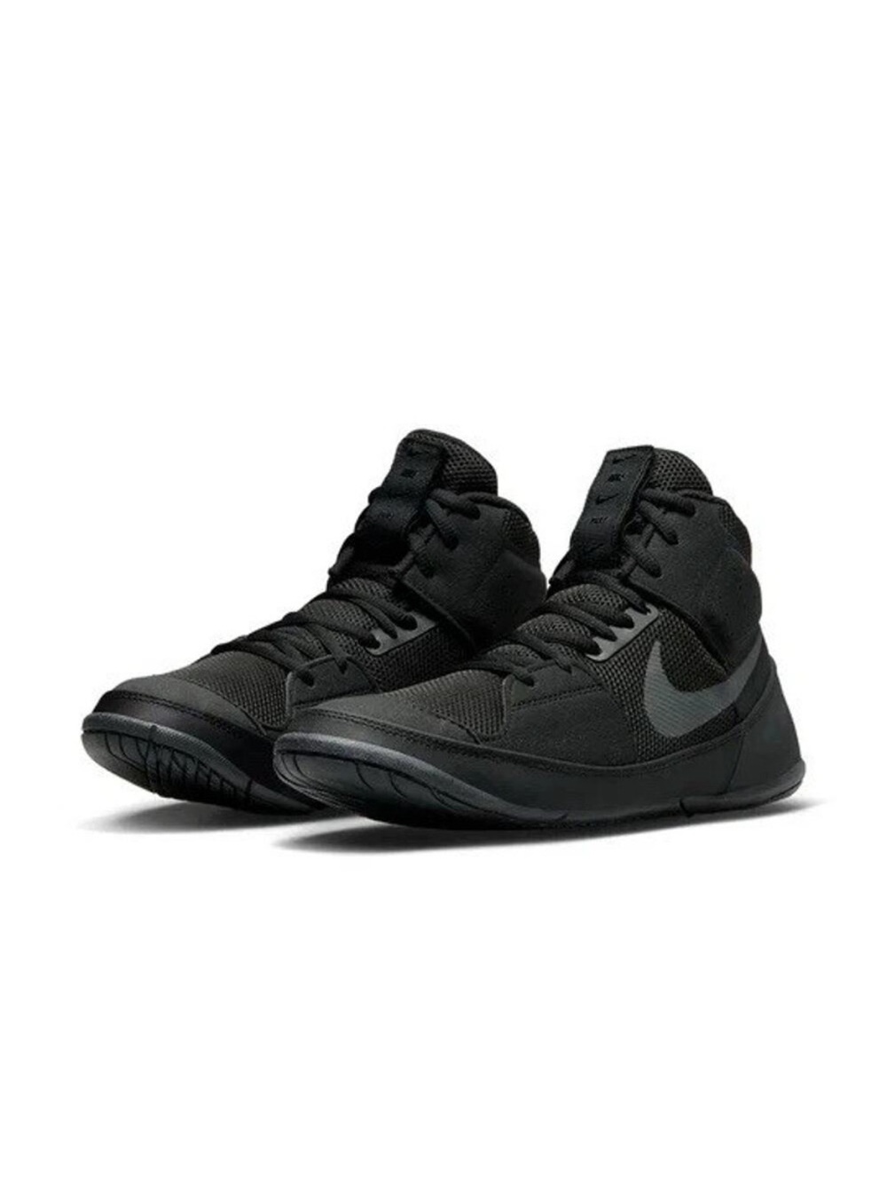 Nike Fury Wrestling Shoes Mens Size 9.5 Black AO2416 010 MMA Karate Boxing NEW